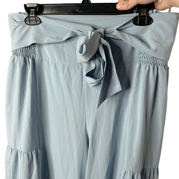 Halara Breezeful High Waisted Shirred Tie Front & Back Casual Pants Large NWT - Picture 9 of 16
